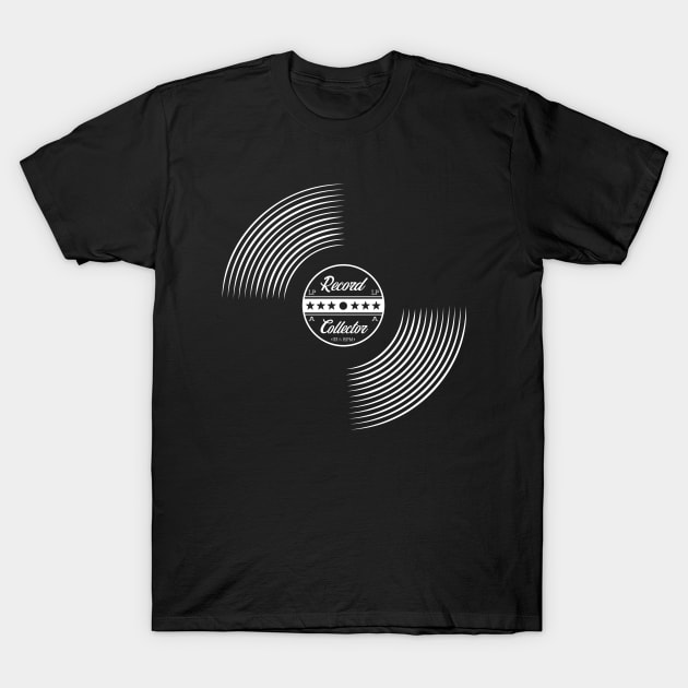 Record collector analog vinyl lover T-Shirt by analogdreamz